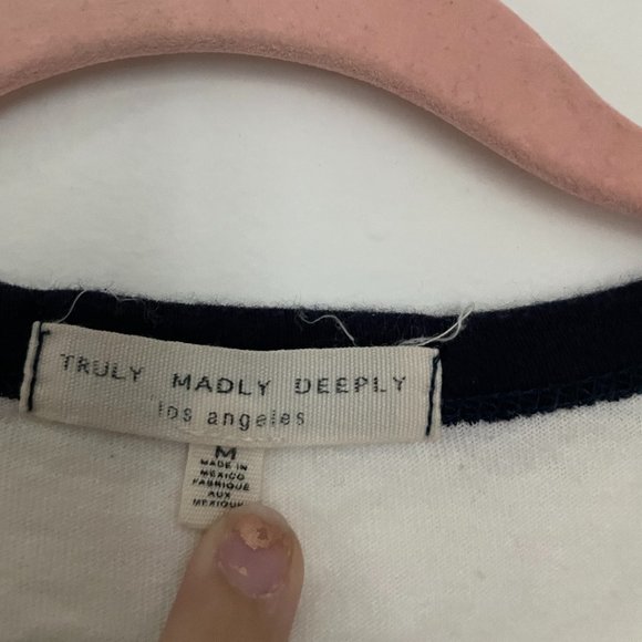 truly madly deeply white 'okay' top - Picture 2 of 3